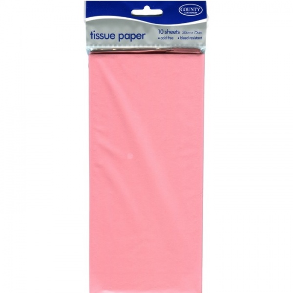 Pink Tissue Paper Pack of 10 Sheets